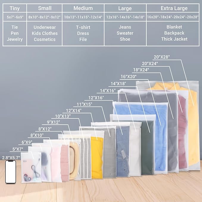 Svaldo Clothing Bags, Sweater Dress, T Shirt Packaging Shipping, 3 Mil - Image 3