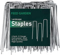 FEED GARDEN 6 Inch 1000 Pack Galvanized Landscape Staples 11 Gauge Anti-Rust by FEEDGARDEN