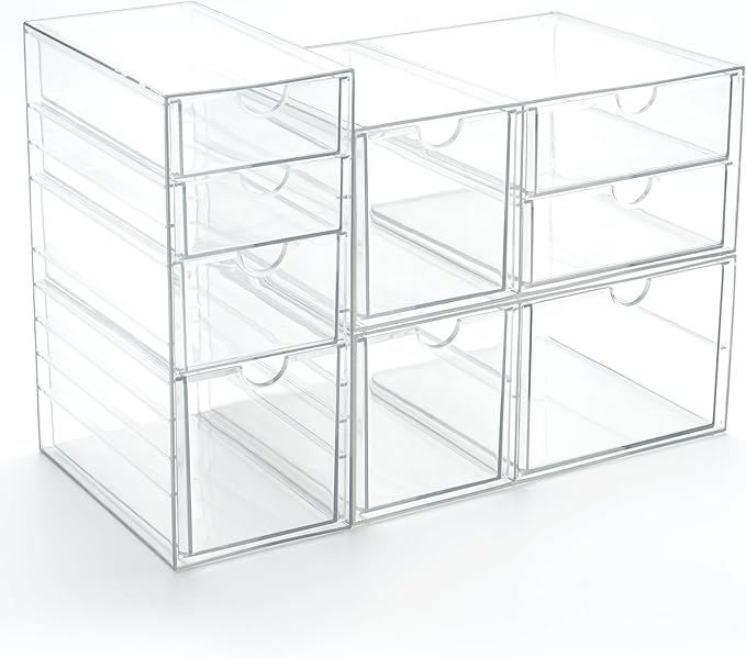 Prsildan Acrylic Drawer Makeup Organizer - Image 9