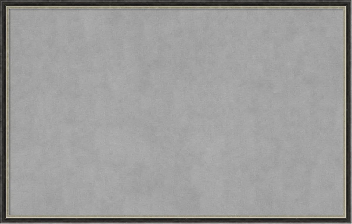 Amanti Art Black Framed Magnetic Board 21x33 Large Vision Board