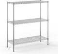 Regal Altair 18" Deep x 48" Wide x 54" Height Wire Shelving Kit | 3-Tier | NSF by Regal+Altair