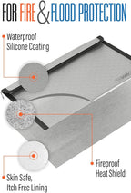 Fireproof Document Bag Envelope Size: 8" x 5" Fireproof Cash Bags - Image 3