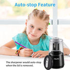 JARLINK Electric Pencil Sharpener, Heavy-Duty Helical Blade to Fast Sharpen - Image 9
