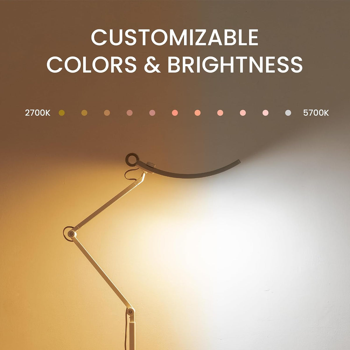 BenQ e-Reading Floor Lamp - Ultrawide and Bright Lighting, Dimmable with 13 C...