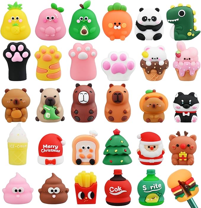 30 PCS Cute Pencil Sharpeners for Kids, Cartoon Pencil Sharpener Manual by Unknown