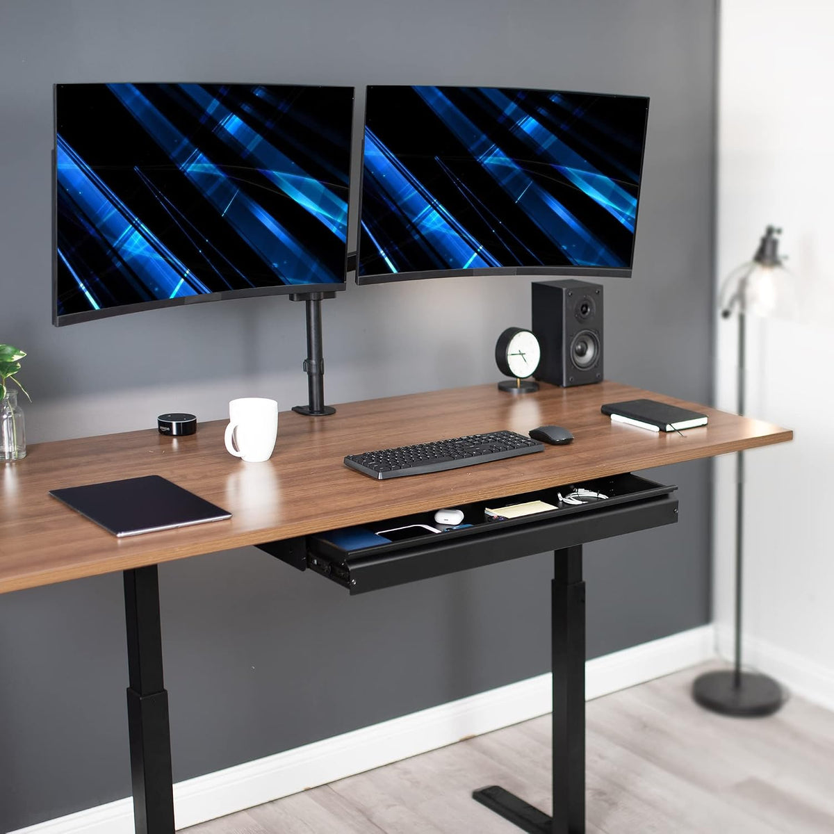 VIVO Under Desk 33 x 9 in Slide Out Storage Drawer