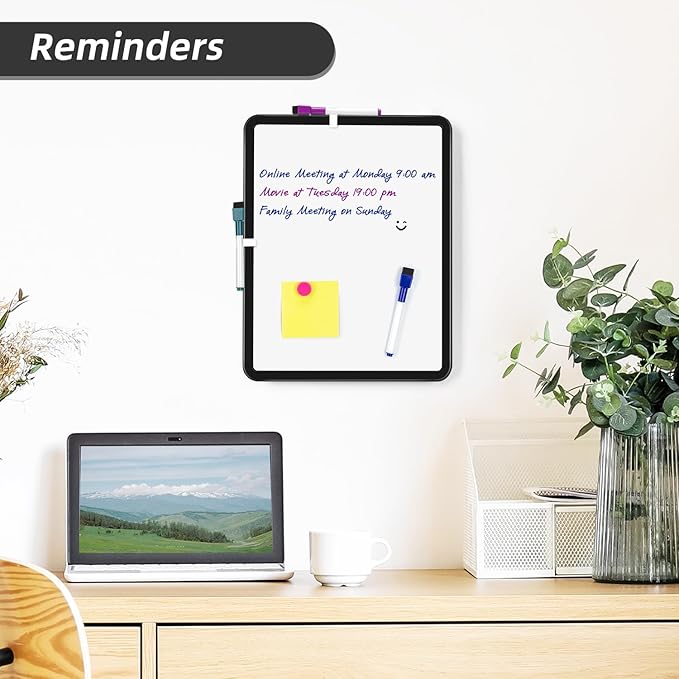 VUSIGN Small White Board Dry Erase, Mini Whiteboard - Image 3