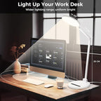 LED Desk Lamp for Home Office, Eye-Caring Desk Light for Video Call, Dimmable 3 - Image 5