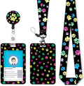 ID Badge Holder with Lanyard, Cute Badge Reel Badge Clip Retractable, Lanyards by Mcapirivo