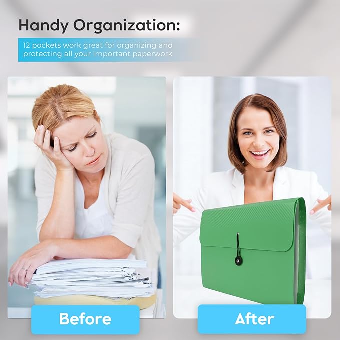 Expanding File Folder, Accordion File Organizer - Image 5