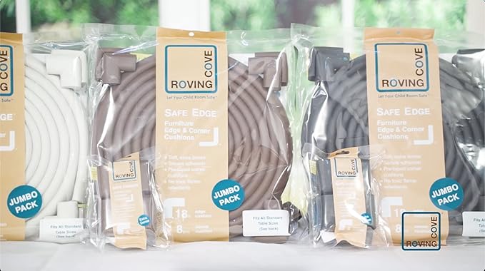 Roving Cove HeftyFit Edge Corner Protector Baby Proofing, Heavy-Duty, Soft NBR - Image 8