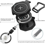 koorito 2 Pack Heavy Duty Retractable Badge Holder Key Reel - Image 2