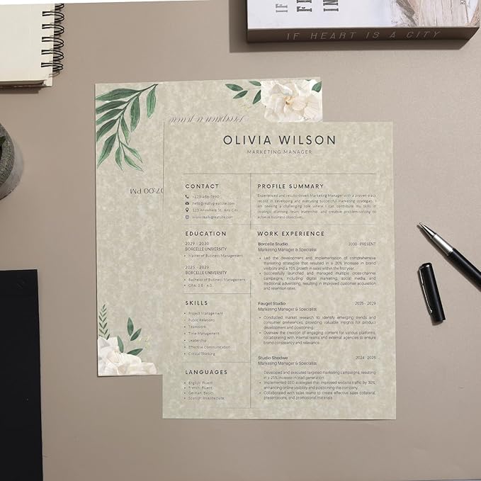 400 Sheets 8.5 x 11 In Parchment Paper 100 GSM Double-Sided Certificate Paper - Image 6
