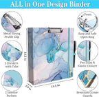 Lateefah 3 Ring Binder, 2 Inch Binder Organizer - Image 5