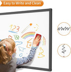 VIZ-PRO Magnetic Dry Erase White Board, 72 X 40 Inches - Image 5