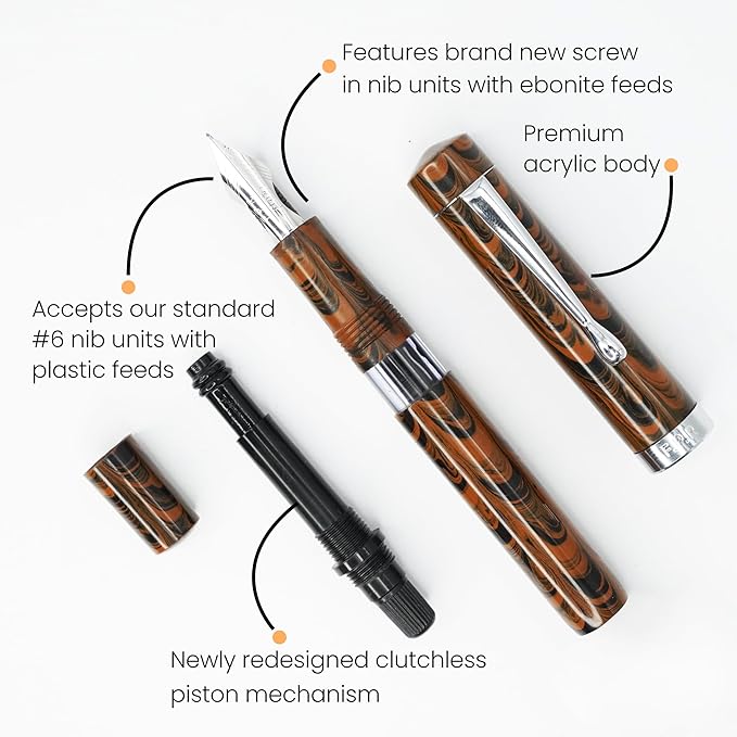 Jaipur V2 Piston Filled Refillable Fountain Pen - Image 3