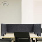 Clamp-On Acoustic Desk Divider, Desktop Privacy Panel, Sound Absorbing - Image 7