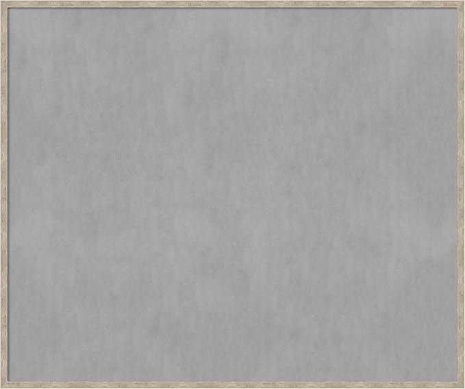 Amanti Art Silver Framed Magnetic Board 41x49 Oversize Vision Board by AmantiArt