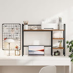 Snughome Desk Shelf, 38.6" Desktop Organizer Shelf, Desk Hutch - Image 4