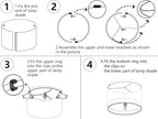 White Linen Lampshades Set of 2 Large, Drum Lamp Shade 16" Top x 16" Bottom x - Image 4