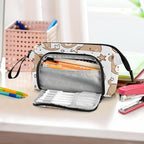 Bolaz Big Capacity Pencil Pen Case Pouch Bag School College Office Organizer - Image 6