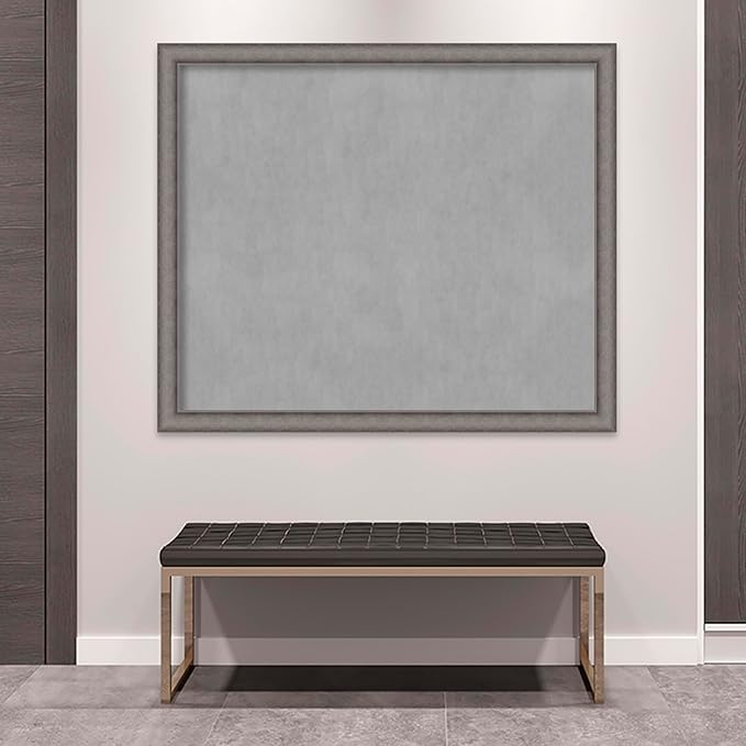 Amanti Art Grey Framed Magnetic Board 44x52 Oversize Vision Board - Image 5