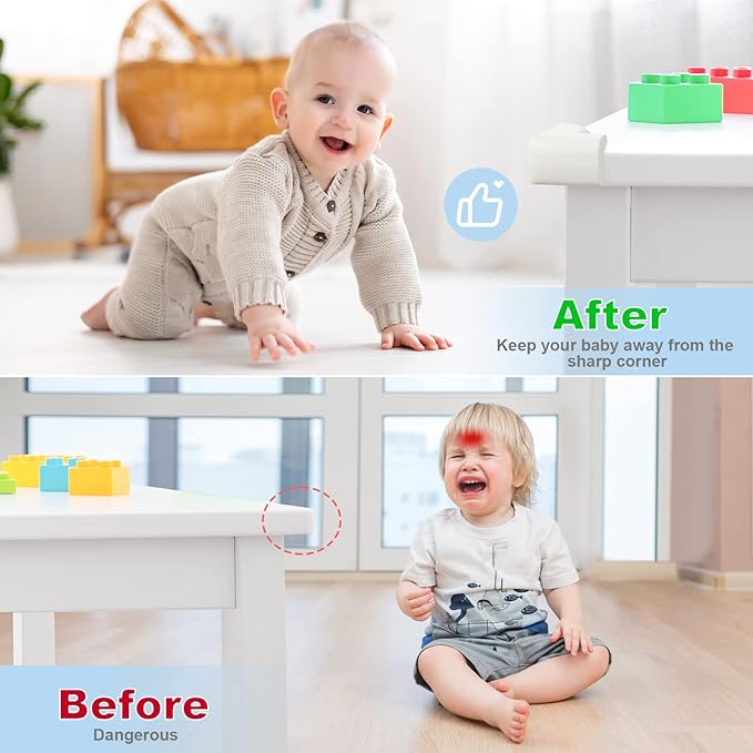 8 Pack Soft Corner Protector Baby Proofing Edge and Corner Guards, Safety - Image 6
