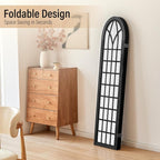 ALeesing Folding Room Divider Privacy Screen Freestanding 4-Panel Shoji Style - Image 6