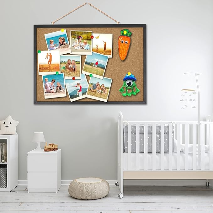 FEBSNOW Cork Board Bulletin Board 23 x 15.7Inches - Image 6