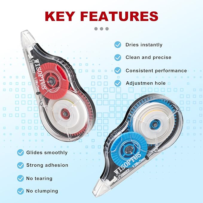 WISOPTUS 15PCS White Correction Tape - Image 2
