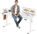 SANODESK Electric Standing Desk 79 x 32 Inches Height Adjustable Stand Up