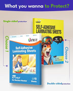 Uinkit 4mil Thicker Single-Sided Self-Adhesive Laminating Sheets, Office & Home - Image 6