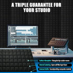 4 Pack Acoustic Panels, Recording Room - Image 4