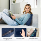 AHUAWA Back Support Pillow for Recliner Chair, Memory Foam Couch Back Cushions - Image 6