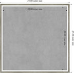 Amanti Art Silver Framed Magnetic Board 21x21 Medium Vision Board - Image 3