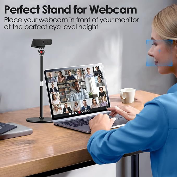 Nycetek Webcam Tripod Stand for Desk: Webcam Stand for Logitech Brio | C920 | - Image 8