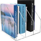 WYFHLPMMA Acrylic Paper Tray Stackable Letter Organizers, Desk A4 File Holder by WYFHLPMMA