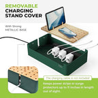 Prosumer's Choice Natural Bamboo Charging Station Rack - Image 6