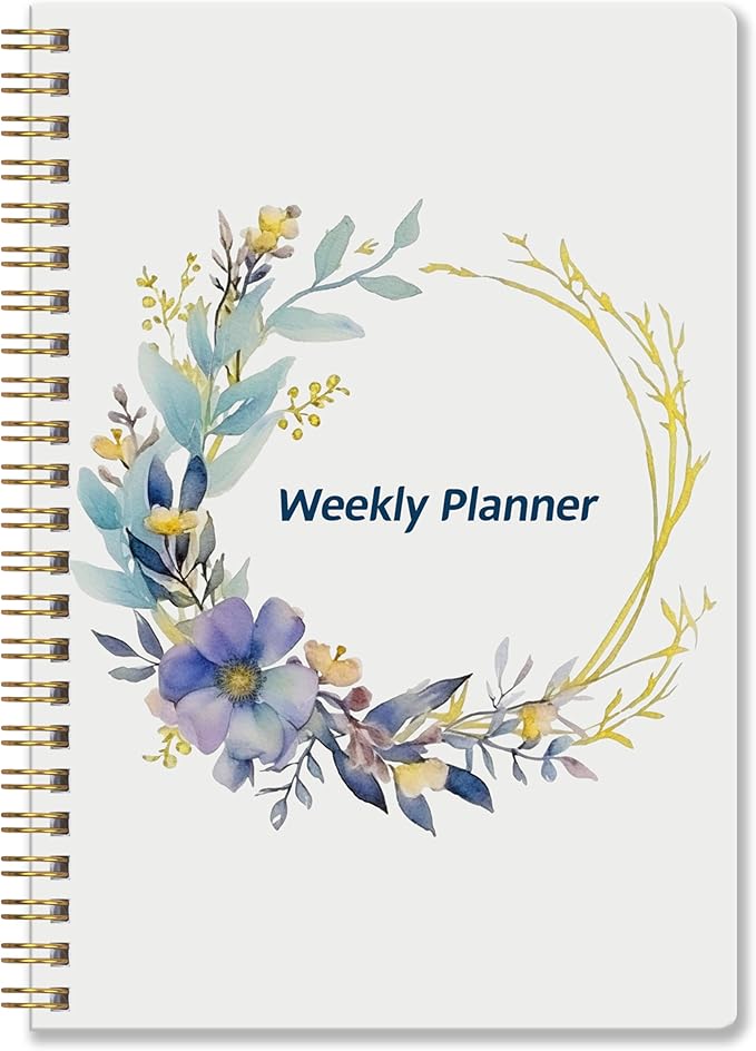 Undated Weekly Planner- Weekly Goals Notebook, A5 To Do List Planner, Habit by KAICNPAPER