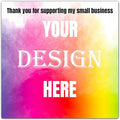 Custom 100-500 Stickers with Any Image Logo and Text. Personalized Labels by LAUKIYE