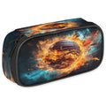 Pardick Pencil Case，Basketball Fire Big Capacity Pencil Pouch Coin Pouch by Pardick