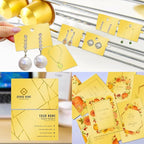 Double Sided Gold Cardstock 8.5 x 11 Metallic Paper, Goefun 100 Sheets 80lb - Image 5