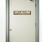 SINKAA Personalized Name Plate for Door or Wall, 2 * 10 inch Custom Office - Image 5