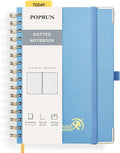 POPRUN Spiral Dotted Journal Notebook, by POPRUN