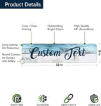 Custom Sign, Custom Street Sign, 11 Font Colors, 13 Font Styles, 4 Hole Options - Image 6