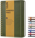 Lined Spiral Journal Notebook, A5 Hardcover Spiral Journals by Unknown