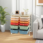 Happygrill 12-Drawer Rolling Storage Cart, Utility Cart - Image 2