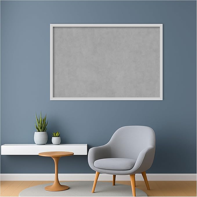 Amanti Art Silver Framed Magnetic Board 25x37 Large Vision Board - Image 5