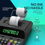 CATIGA 12 Digit Thermal Printing Calculator - Image 2