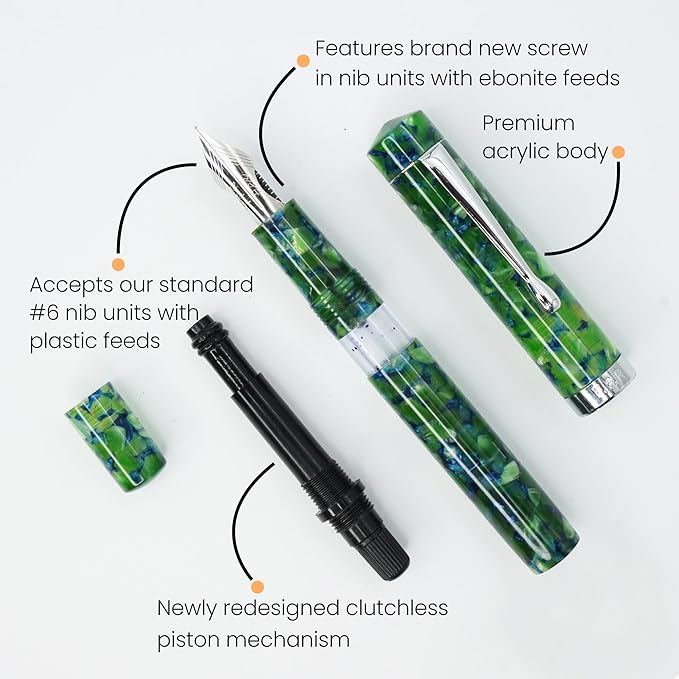 Jaipur V2 Piston Filled Refillable Fountain Pen - Image 3